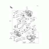 Схема узла: Картер двигателя для Kawasaki KX450 KX450F