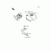 Схема узла: Информационные наклейки для Kawasaki ZX1000 Ninja H2