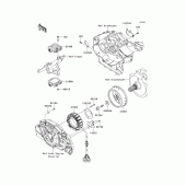 Схема вузла: Генератор для Kawasaki VN1700 Vulcan 1700 Vaquero