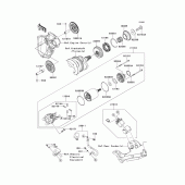 Схема узла: Starter motor для Kawasaki ZX600 Ninja ZX-6R