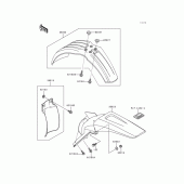 Схема вузла: Крило для Kawasaki KX125