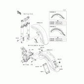 Схема узла: Крыло для Kawasaki VN1600 Vulcan 1600 Classic