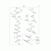 Схема вузла: Owners tools для Kawasaki ZX900 Ninja ZX-9R