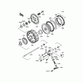 Схема вузла: Зчеплення для Kawasaki EJ800 W800