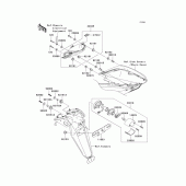 Схема узла: Taillight(s) для Kawasaki ZX1000 Ninja ZX-10R