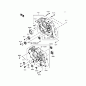 Схема вузла: Картер двигуна для Kawasaki KLX125 KLX125