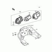 Схема вузла: Meter(s) для Kawasaki KLZ1000 Versys 1000 LT