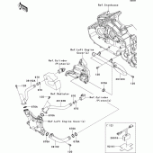 Схема вузла: Water pipe для Kawasaki VN1700 VN1700 Voyager ABS