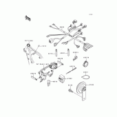 Схема вузла: Електроустаткування для Kawasaki KLX300R