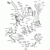 Схема узла: Нижний обтекатель для Kawasaki ZG1000 Concours