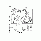 Схема вузла: Замок запалювання для Kawasaki VN400 Vulcan