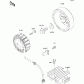 Схема узла: Генератор для Kawasaki ZX400 ZXR400