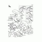 Схема вузла: Крило для Kawasaki VN400 Vulcan Drifter