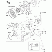 Схема узла: Starter motor для Kawasaki ZR1000 Z1000 ABS