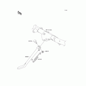 Схема узла: Stand(s) для Kawasaki VN1600 Vulcan 1600 Nomad