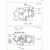 Схема вузла: Болти картера двигуна для Kawasaki EJ650 W650
