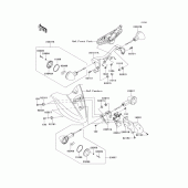 Схема узла: Поворотники для Kawasaki VN900 VN900 Classic