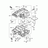Схема узла: Картер двигателя для Kawasaki KLZ1000 Versys 1000