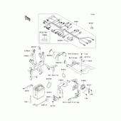 Схема узла: Электрооборудование для Kawasaki KL650 KLR650