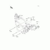Схема вузла: Кріплення для Kawasaki ER500 ER-5