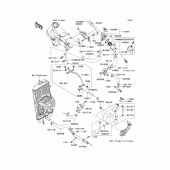 Схема вузла: Water pipe(1/2) для Kawasaki VN2000 Vulcan 2000