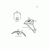 Схема вузла: Decals(Gray) для Kawasaki KLE300 Versys-X 300 ABS