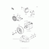Схема вузла: Генератор для Kawasaki VN900 Vulcan 900 Custom