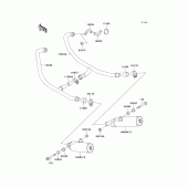 Схема вузла: Вихлопна система для Kawasaki EX500 GPZ500S