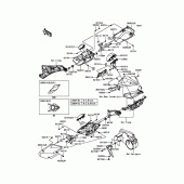 Схема вузла: Side Covers/Chain Cover для Kawasaki ZX1000 Ninja H2R