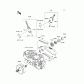 Схема узла: Коленчатый вал для Kawasaki VN1700 Vulcan 1700 Voyager