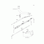 Схема узла: Тросики для Kawasaki ZX900 Ninja ZX-9R