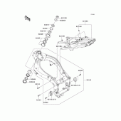 Схема узла: Рама для Kawasaki ZX600 Ninja ZX-6RR