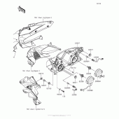 Схема вузла: Headlight(S) для Kawasaki KLZ1000 Versys 1000 LT