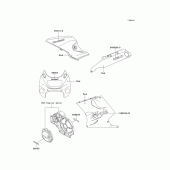 Схема вузла: Decals(red)(zx1100-d9) для Kawasaki ZX1100 Ninja ZX-11