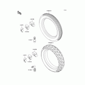 Схема вузла: Шини для Kawasaki ZG1200 Voyager XII