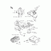 Схема вузла: Fuel injection для Kawasaki KLE650 Versys 650