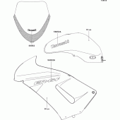 Схема вузла: Decals(blue)(a7f) для Kawasaki EX650 Ninja 650