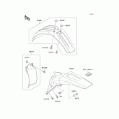 Схема вузла: Крило для Kawasaki KX125