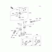 Схема узла: Руль & Пульт управления рулевой для Kawasaki EX300 Ninja 300