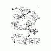 Схема вузла: Cowling(Upper) для Kawasaki ZX1400 Ninja ZX-14R ABS