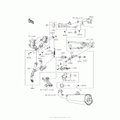 Схема вузла: Центральна підставка для Kawasaki ZX1400 Ninja ZX-14R ABS SE