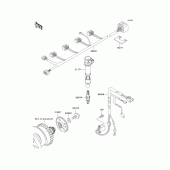 Схема узла: Ignition system для Kawasaki ZX600 Ninja ZX-6RR