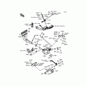Схема узла: Выхлопная система для Kawasaki ZX1000 Ninja ZX-10R ABS