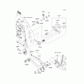 Схема вузла: Перемикач передач для Kawasaki KLX140 KLX140