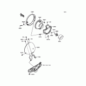 Схема вузла: Headlight(s) для Kawasaki VN900 Vulcan 900 Classic