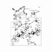 Схема вузла: Аксесуари (Fog Lamp) для Kawasaki KLE650 Versys 650 ABS