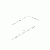 Схема узла: Тросики для Kawasaki KX500