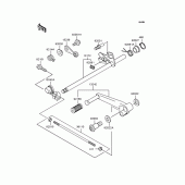 Схема вузла: Перемикач передач для Kawasaki ZX400 ZZR400