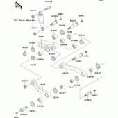 Схема вузла: Підвіска для Kawasaki ZG1000 1000GTR