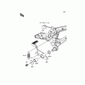 Схема вузла: Лапка гальма для Kawasaki ZR800 Z800
